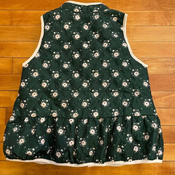 NWT Love And Grow Winter Floral Vest - Picture 5 of 5